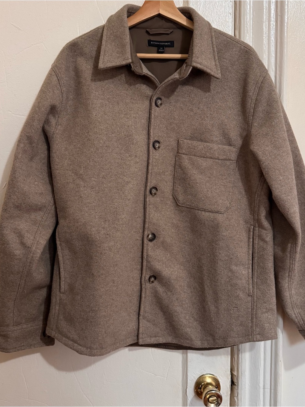Men’s Banana Republic Taupe Over shirt Jacket